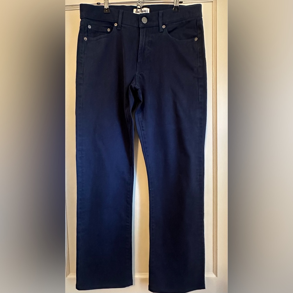 DL1961 Men's Navy Vince casual straight jeans